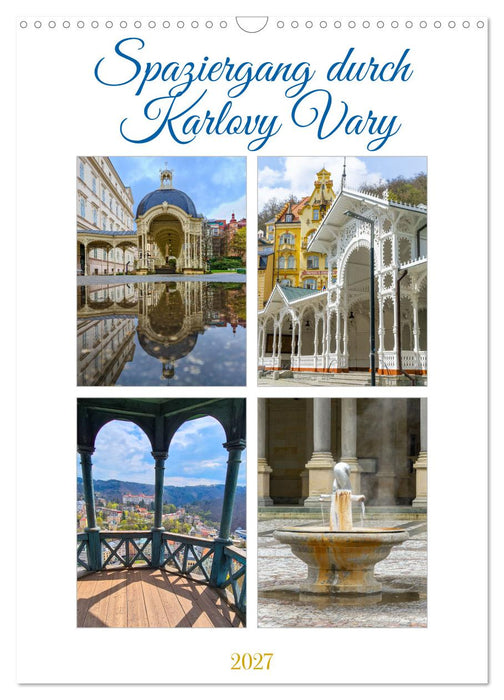 Spaziergang durch Karlovy Vary (CALVENDO Wandkalender 2027)