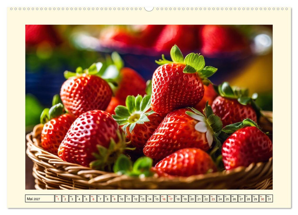 Gesundes frisches Obst (CALVENDO Wandkalender 2027)