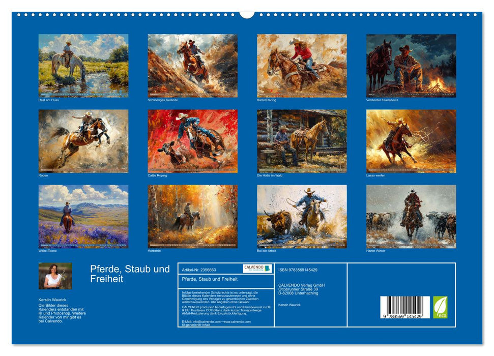 Pferde, Staub und Freiheit (CALVENDO Premium Wandkalender 2027)