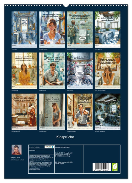 Klosprüche (CALVENDO Premium Wandkalender 2027)
