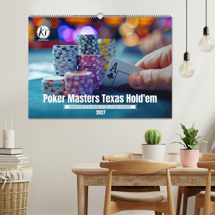 Poker Masters Texas Hold'em (CALVENDO Wandkalender 2027)