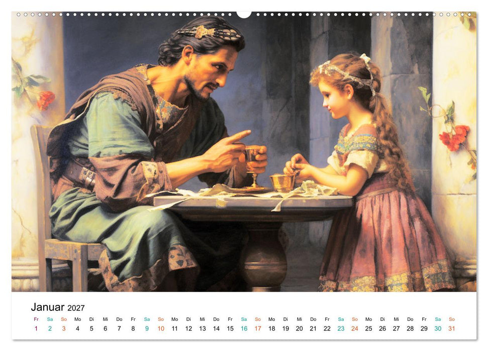 Szenen aus dem Antiken Griechenland (CALVENDO Wandkalender 2027)
