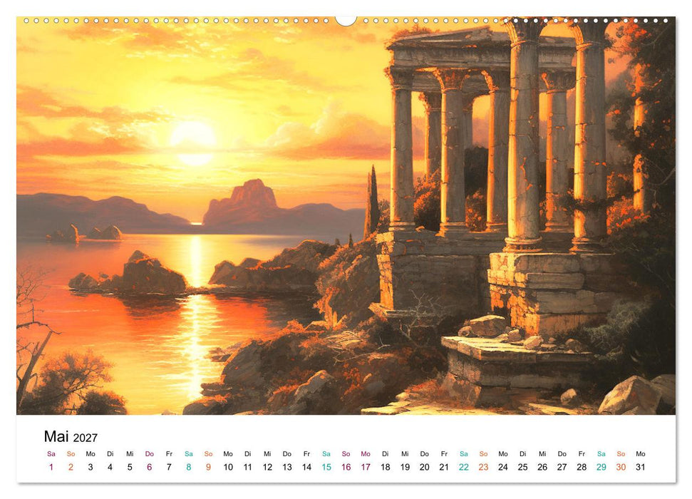 Szenen aus dem Antiken Griechenland (CALVENDO Wandkalender 2027)