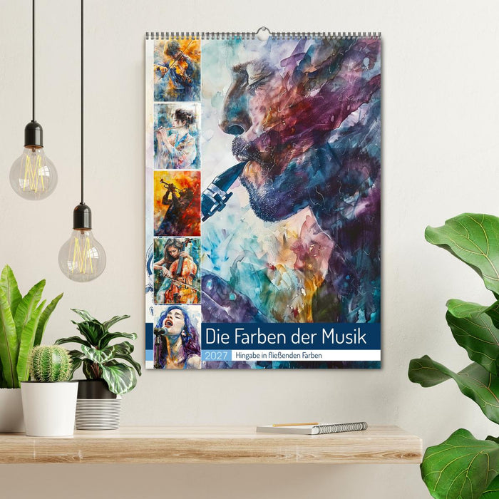 Die Farben der Musik (CALVENDO Wandkalender 2027)