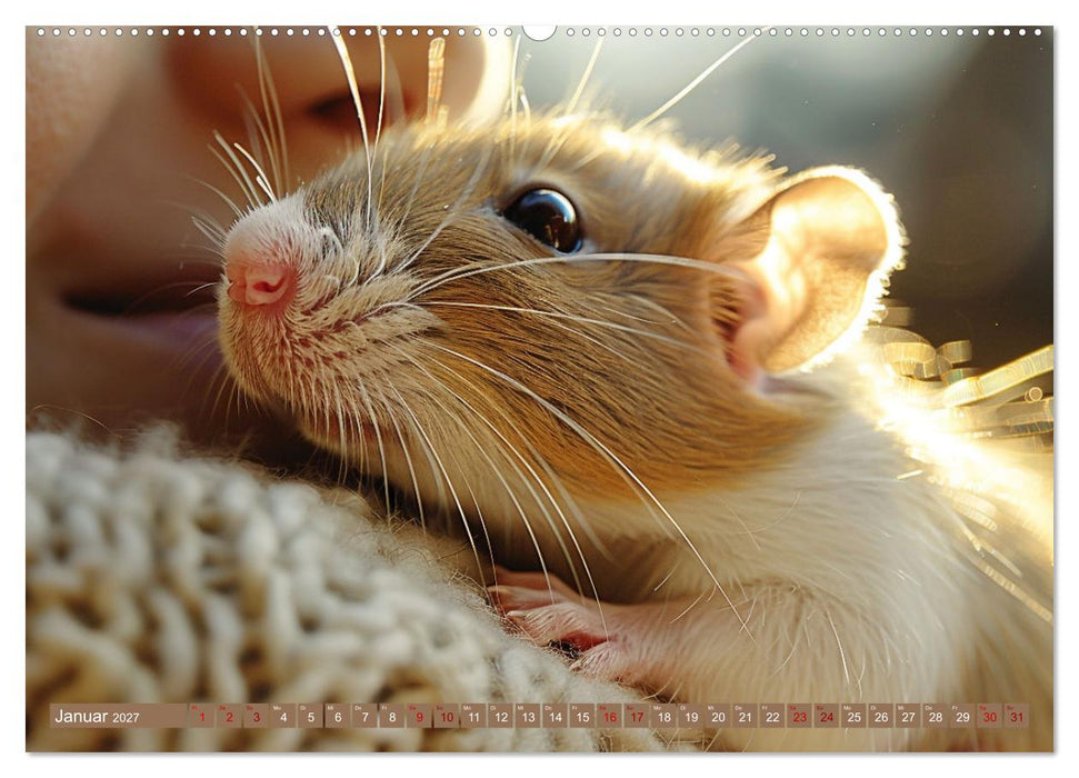 Mein bester Kumpel ist eine Ratte (CALVENDO Premium Wandkalender 2027)