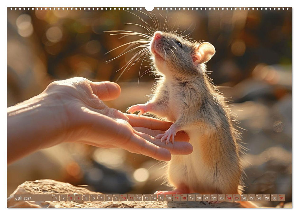Mein bester Kumpel ist eine Ratte (CALVENDO Premium Wandkalender 2027)