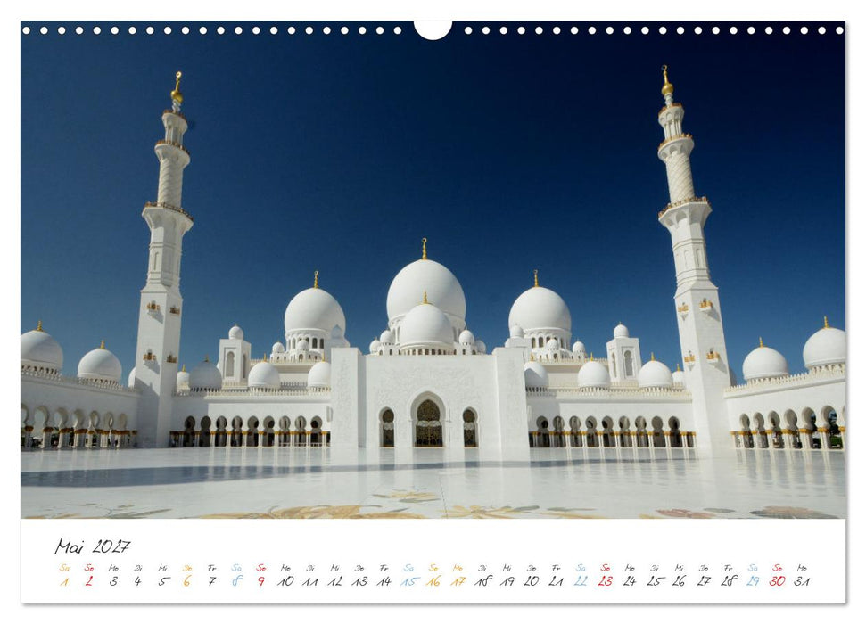 Abu Dhabi, eine Stadt der Zukunft. (CALVENDO Wandkalender 2027)