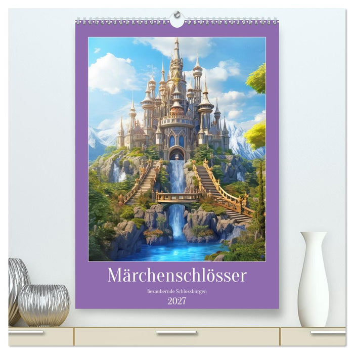 Märchenschlösser - Bezaubernde Schlossburgen (CALVENDO Premium Wandkalender 2027)