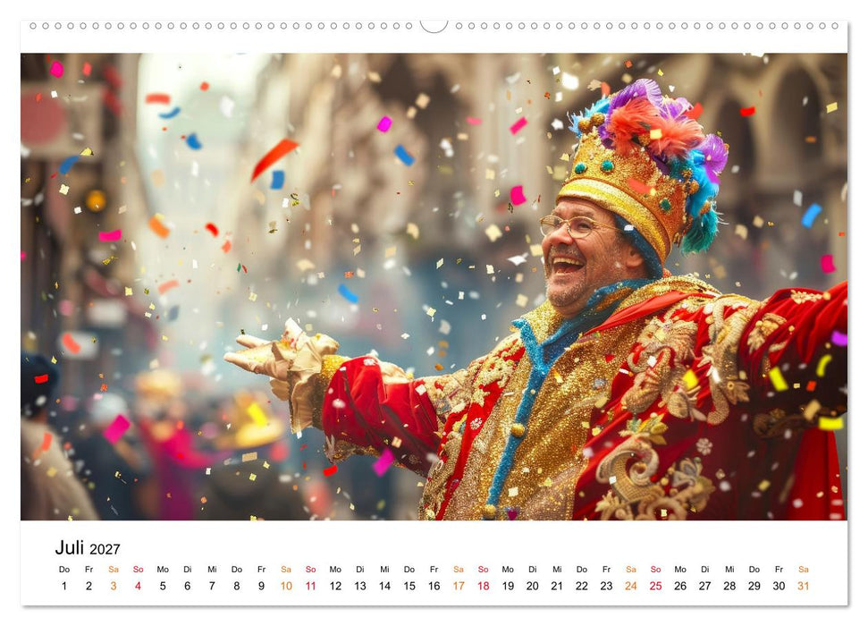 Karneval - schöne Momente weltweit (CALVENDO Premium Wandkalender 2027)