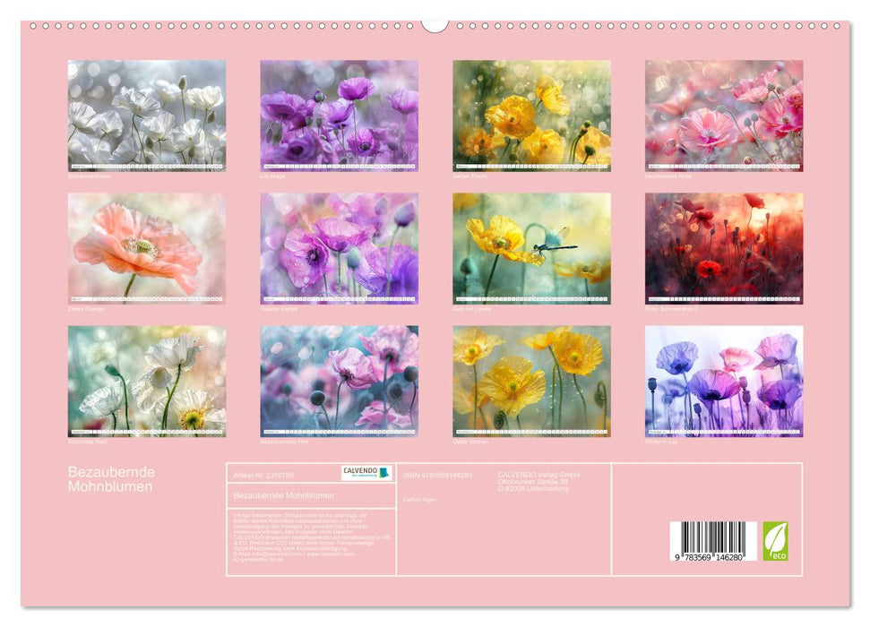 Bezaubernde Mohnblumen (CALVENDO Premium Wandkalender 2027)