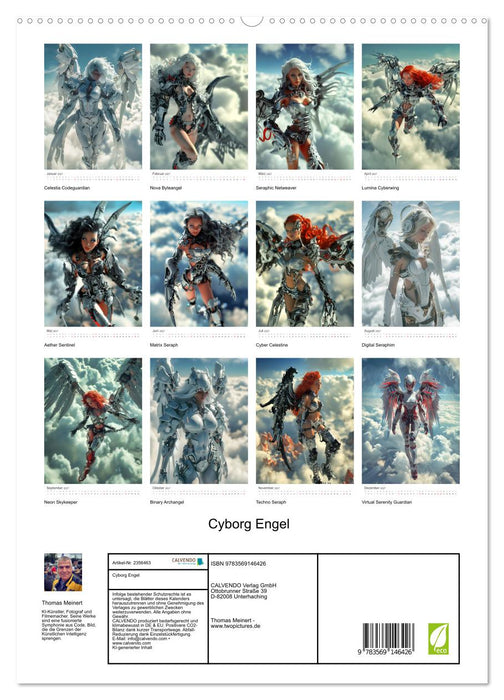Cyborg Engel (CALVENDO Premium Wandkalender 2027)