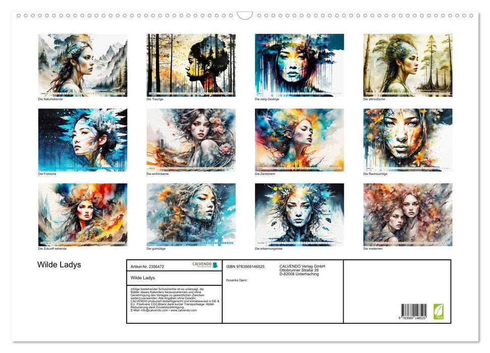 Wilde Ladys (CALVENDO Wandkalender 2027)