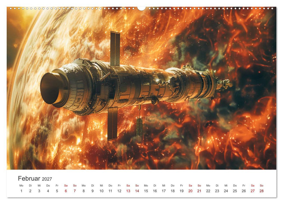 Sternenreisen - Ein kosmischer Kalender (CALVENDO Premium Wandkalender 2027)