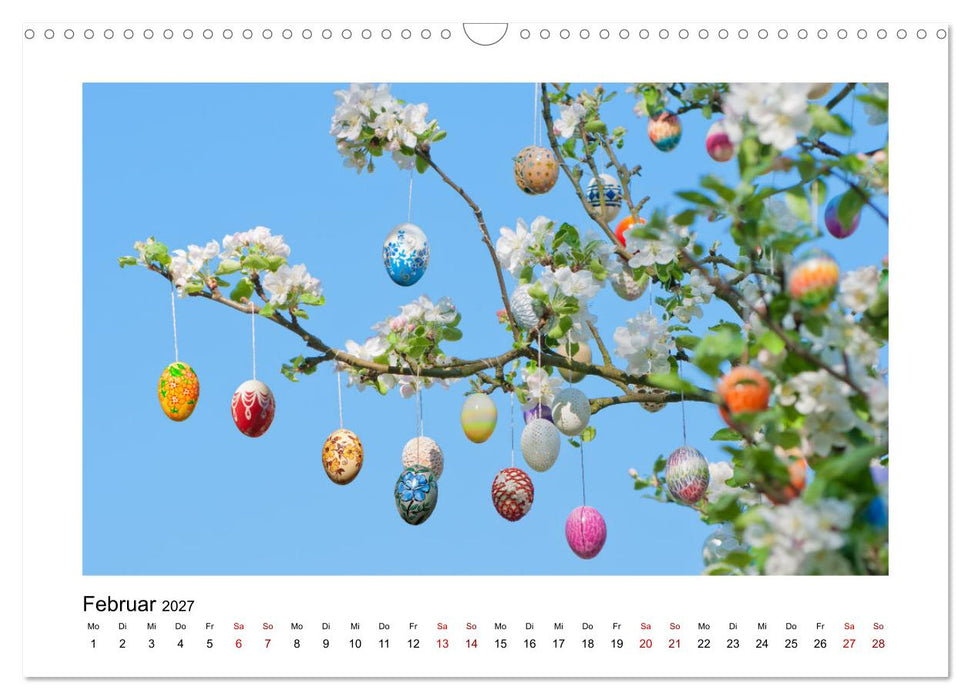 Der Saalfelder Ostereierbaum (CALVENDO Wandkalender 2027)