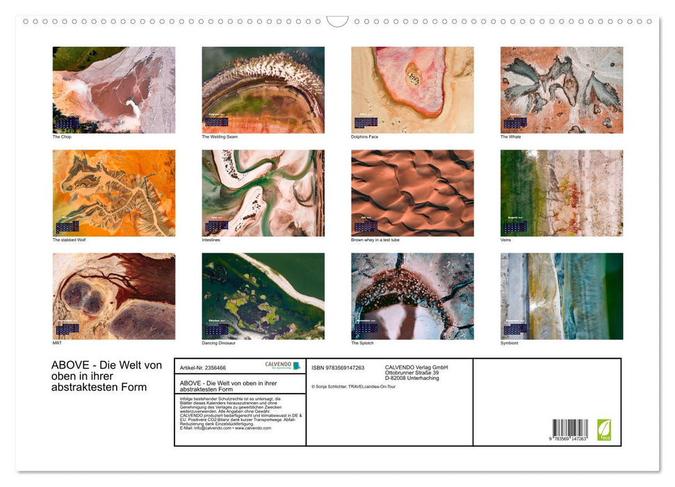 ABOVE - Die Welt von oben in ihrer abstraktesten Form (CALVENDO Wandkalender 2027)