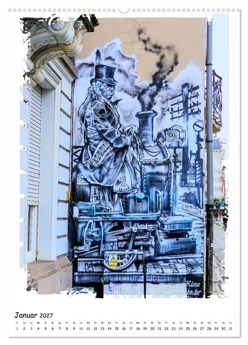 Street Art in Gent (CALVENDO Premium Wandkalender 2027)