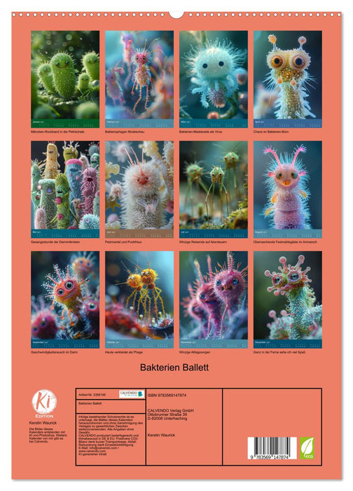 Bakterien Ballett (CALVENDO Premium Wandkalender 2027)