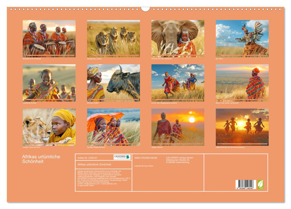 Afrikas urtümliche Schönheit (CALVENDO Wandkalender 2027)