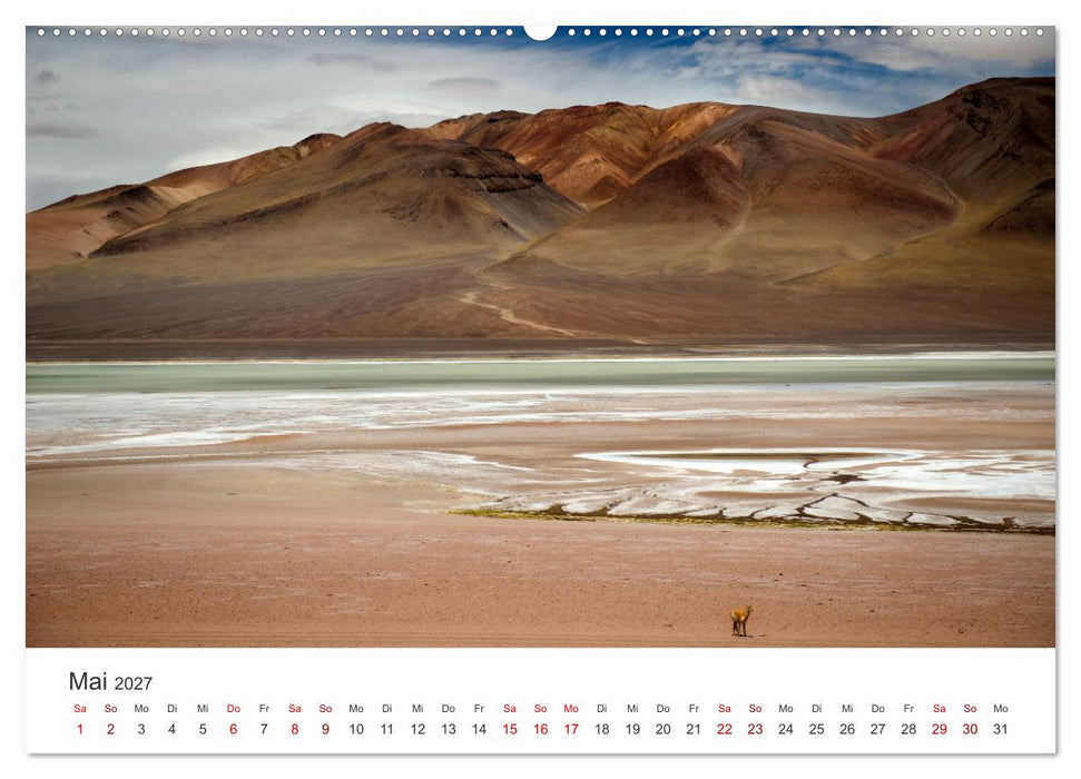 Die Farben der Anden - Argentinien und Chile (CALVENDO Wandkalender 2027)