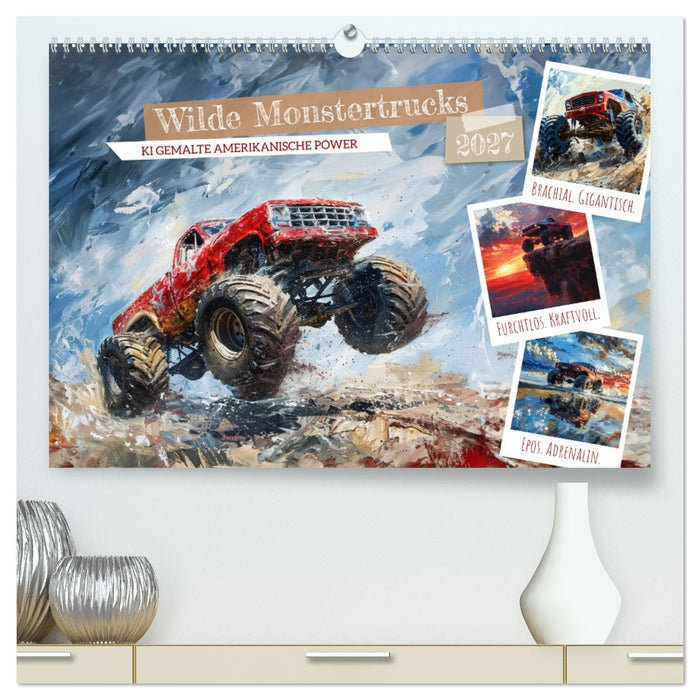 Wilde Monstertrucks (CALVENDO Premium Wandkalender 2027)