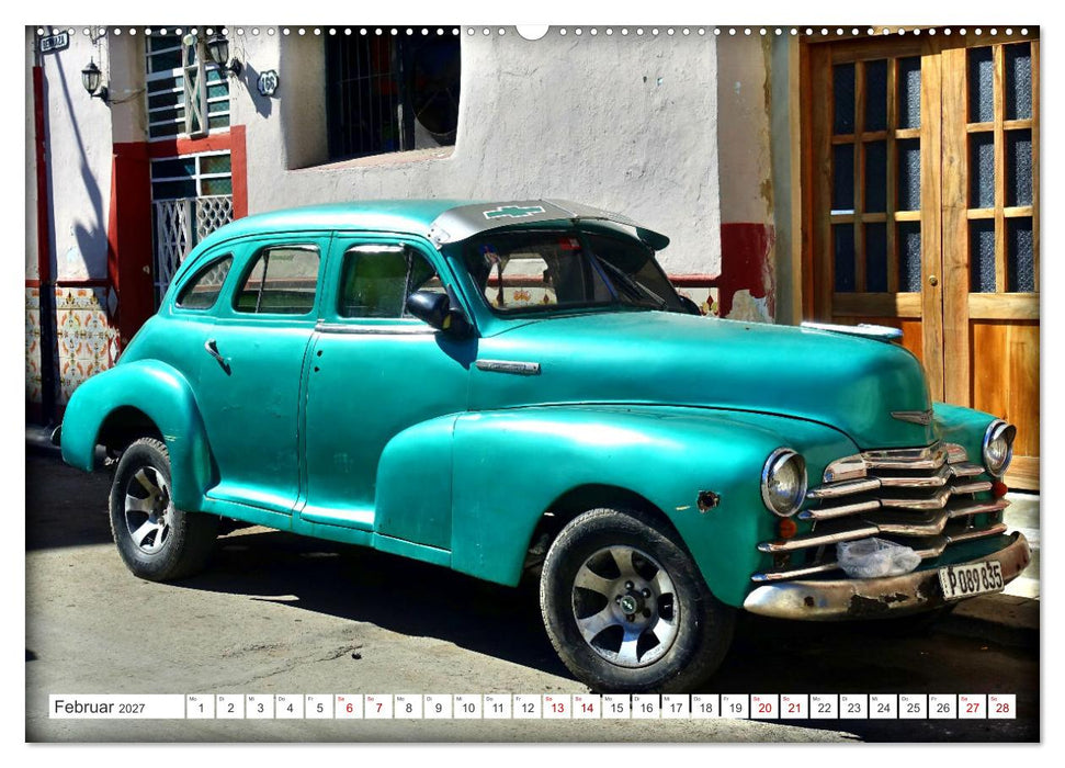 CHEVY - Ganz in Grün (CALVENDO Wandkalender 2027)