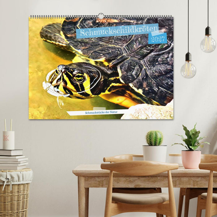 Schmuckschildkröten - Schmuckstücke der Natur (CALVENDO Wandkalender 2027)