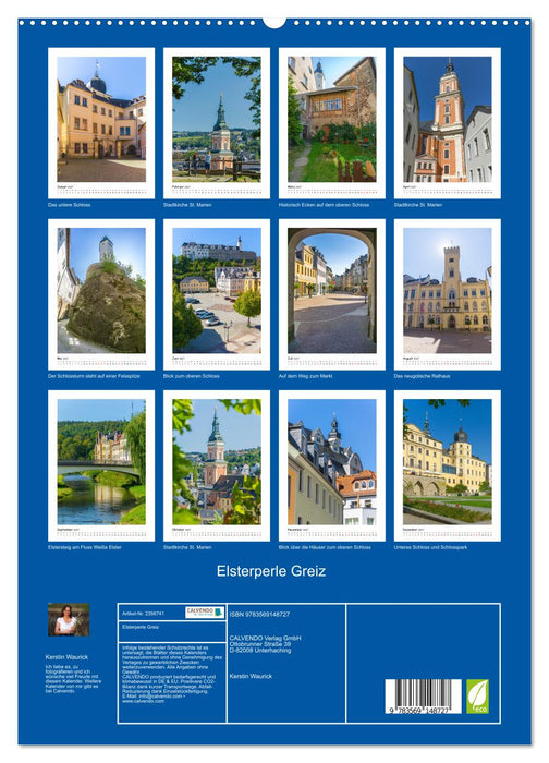 Elsterperle Greiz (CALVENDO Premium Wandkalender 2027)