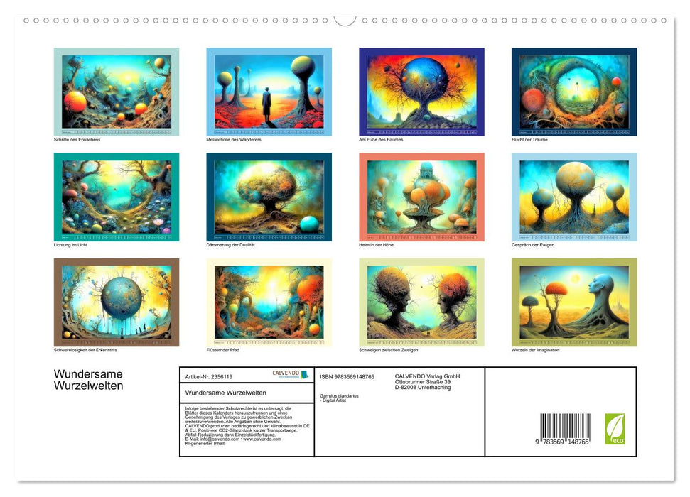 Wundersame Wurzelwelten (CALVENDO Premium Wandkalender 2027)