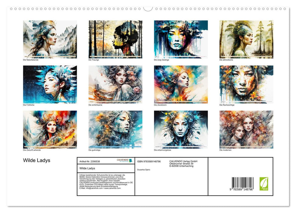 Wilde Ladys (CALVENDO Premium Wandkalender 2027)