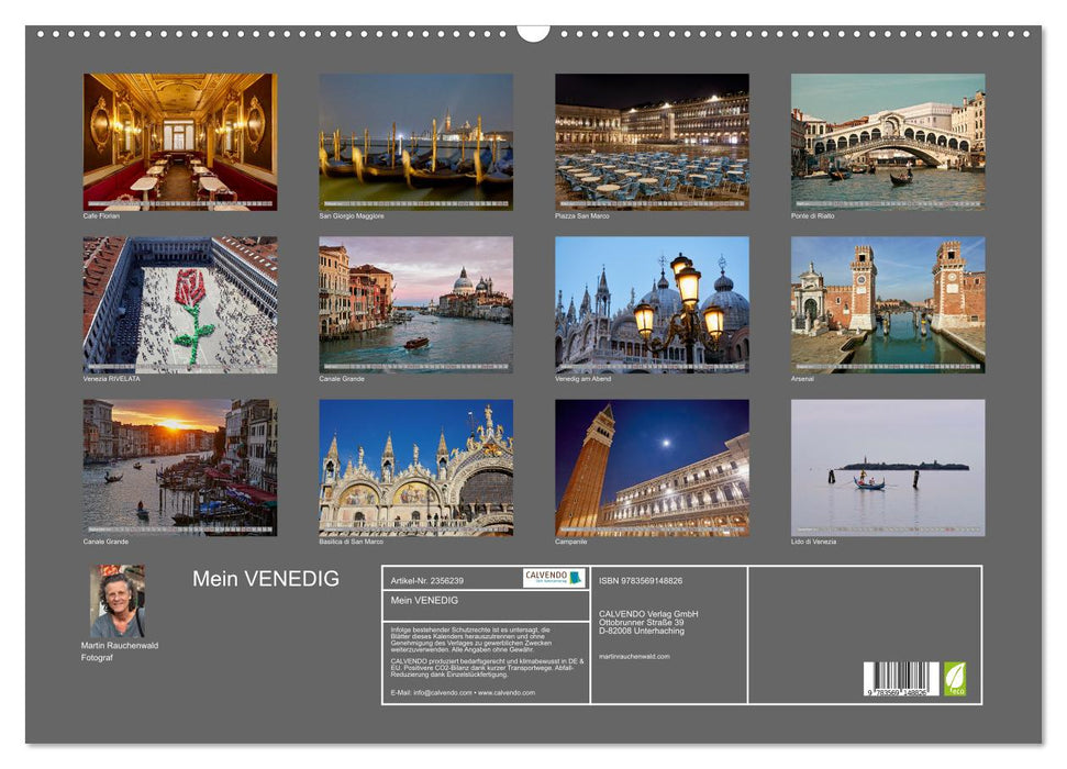 Mein VENEDIG (CALVENDO Wandkalender 2027)