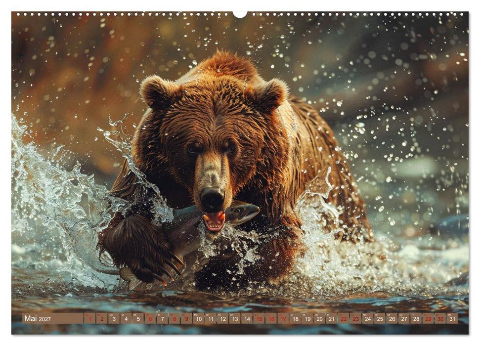 Wildes Bärenland (CALVENDO Wandkalender 2027)