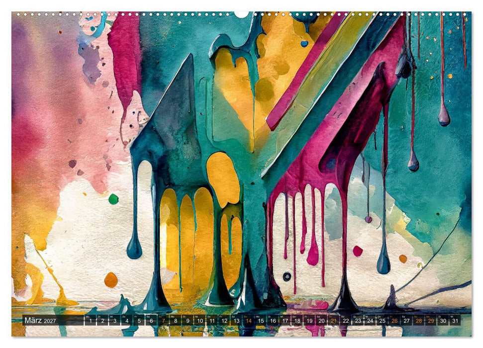 Spiel der Farben und Formen (CALVENDO Premium Wandkalender 2027)