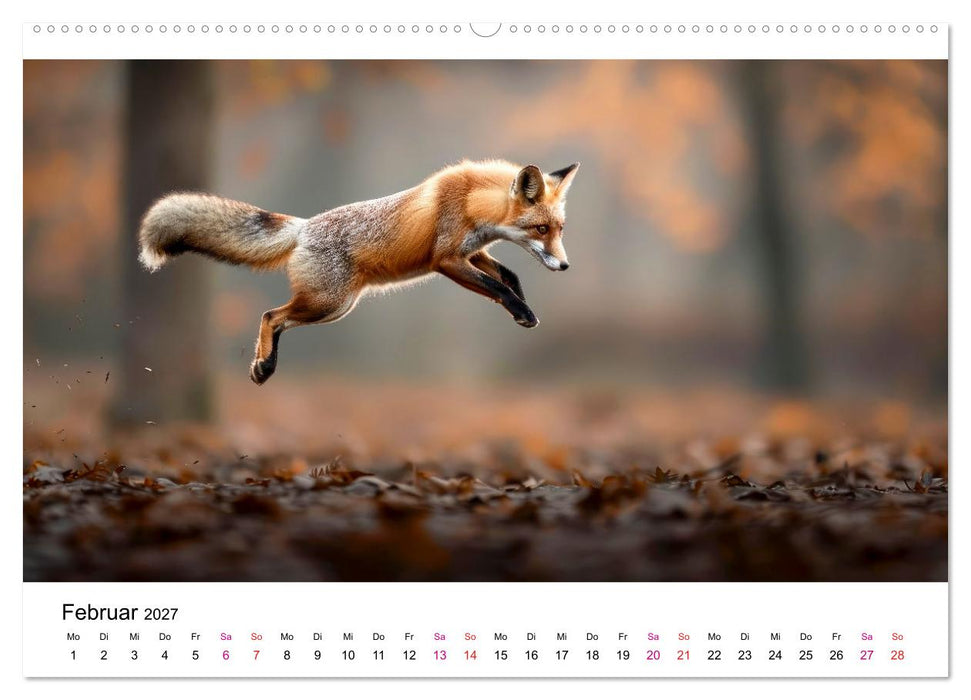 Fuchs - schöne Momente (CALVENDO Premium Wandkalender 2027)