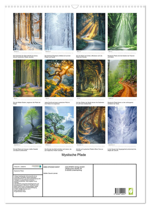 Mystische Pfade (CALVENDO Wandkalender 2027)