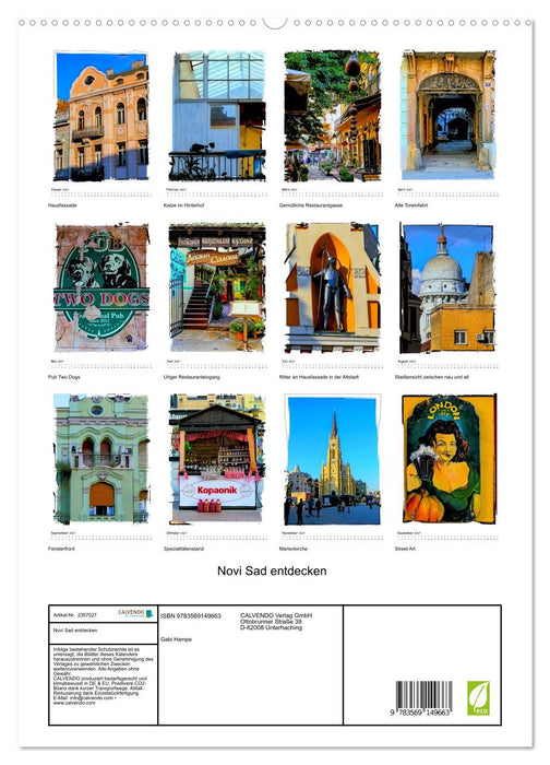Novi Sad entdecken (CALVENDO Premium Wandkalender 2027)
