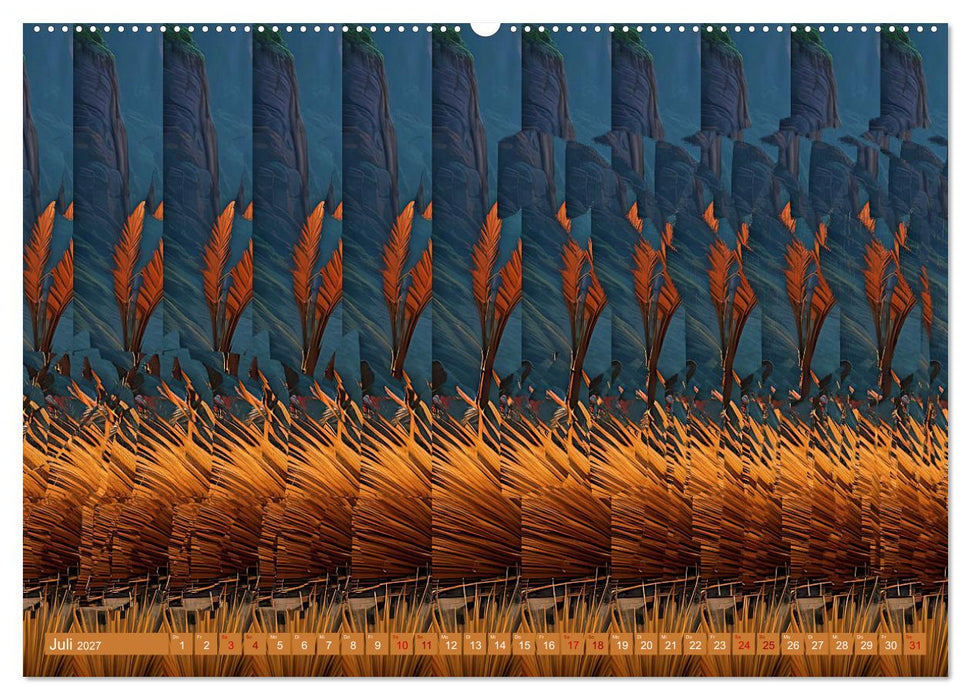 Magische Bilder - fantastische Stereogramme (CALVENDO Premium Wandkalender 2027)