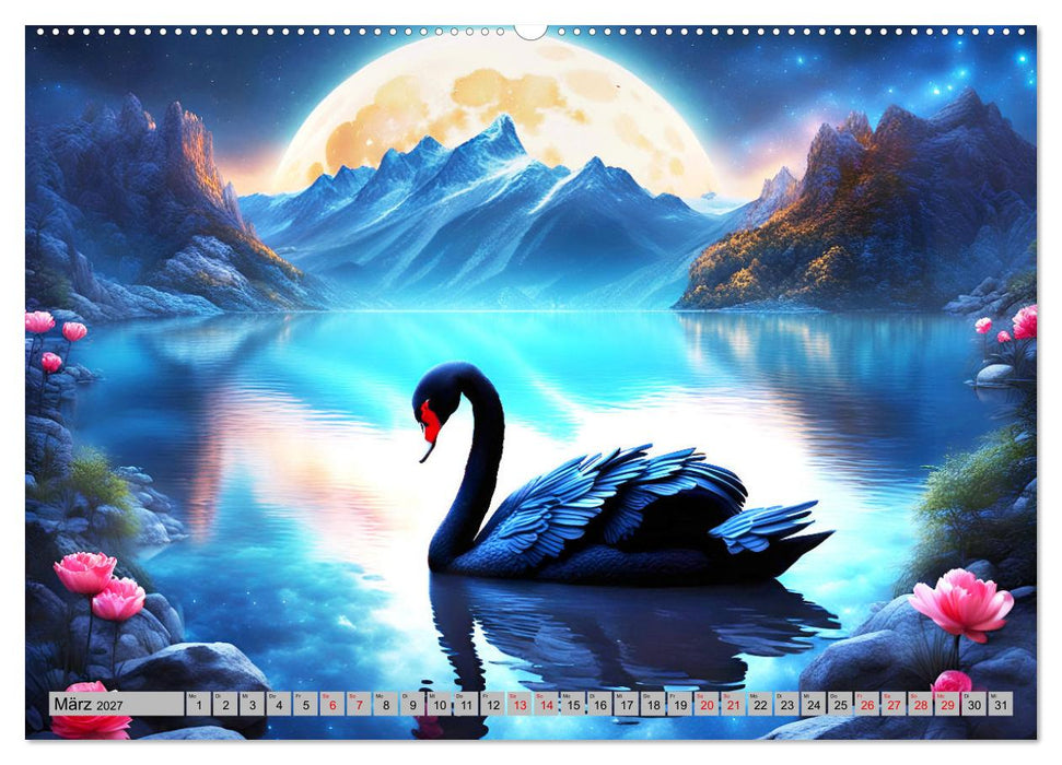 Mondzauberschein (CALVENDO Premium Wandkalender 2027)