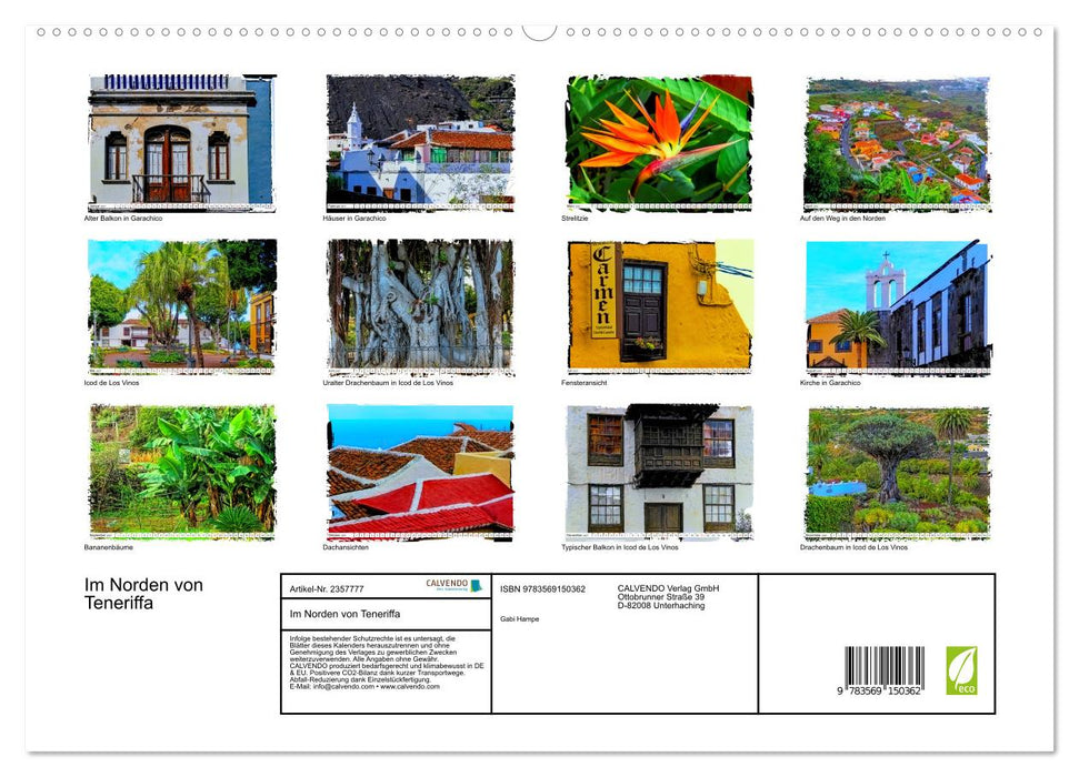 Im Norden von Teneriffa (CALVENDO Premium Wandkalender 2027)