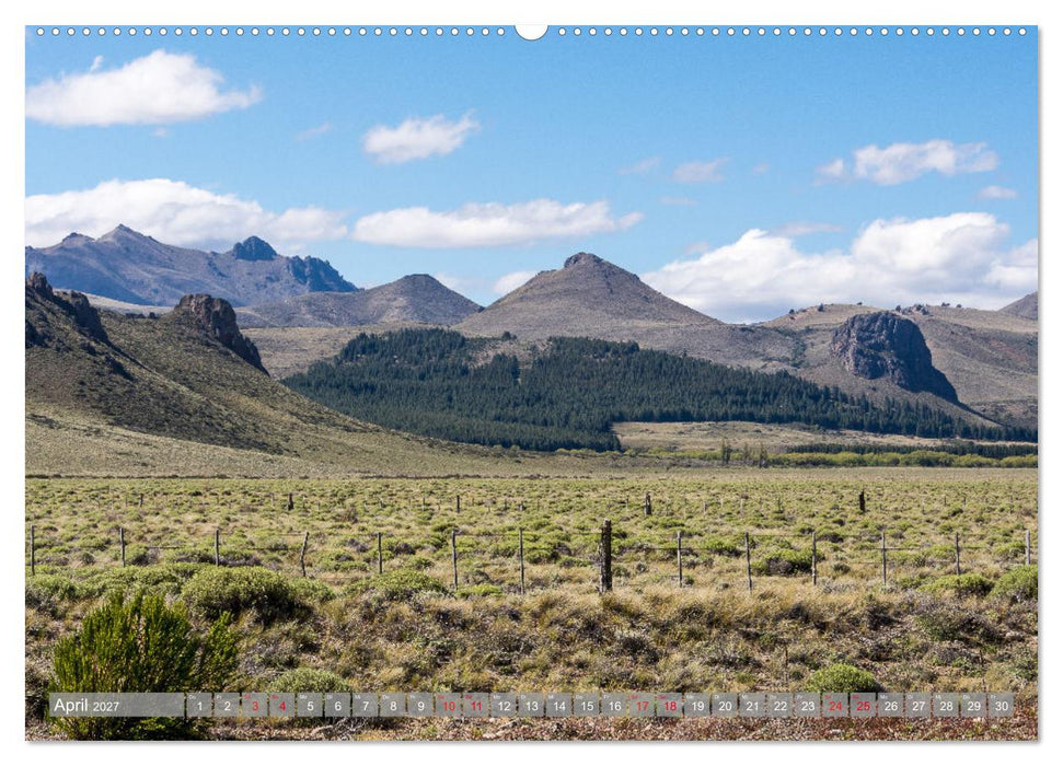 Patagonien - Eine Landschaft der Kontraste (CALVENDO Wandkalender 2027)