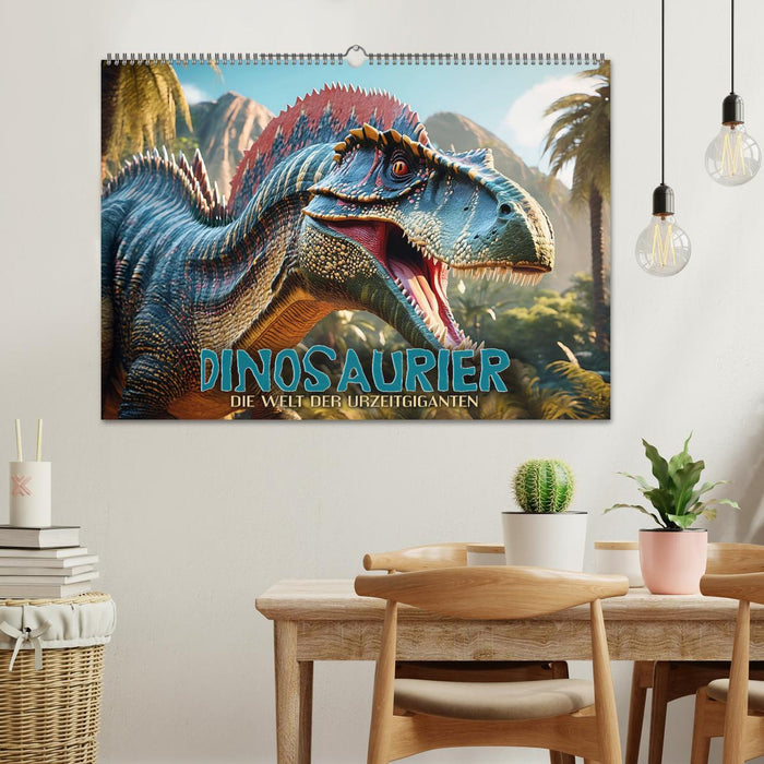 Dinosaurier - die Welt der Urzeitgiganten (CALVENDO Wandkalender 2027)