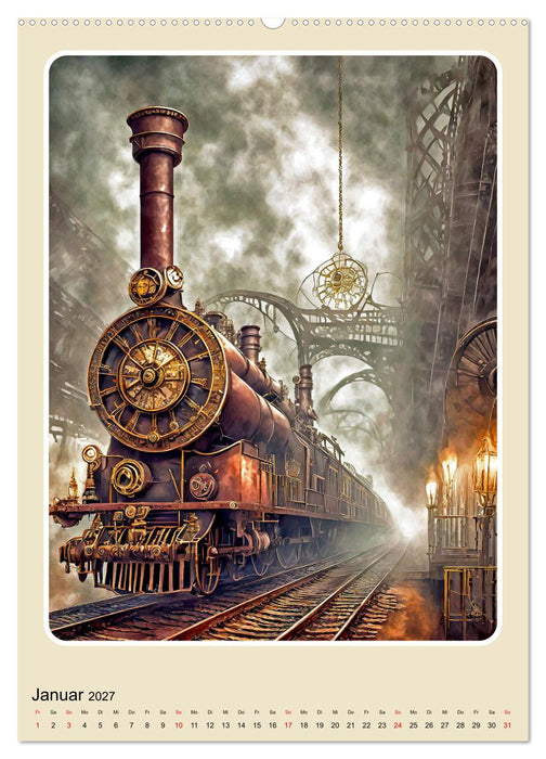 Steampunk Mobilität (CALVENDO Wandkalender 2027)