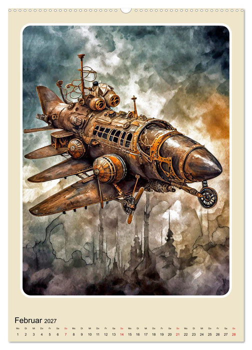 Steampunk Mobilität (CALVENDO Wandkalender 2027)