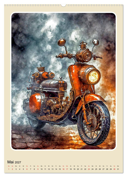 Steampunk Mobilität (CALVENDO Wandkalender 2027)