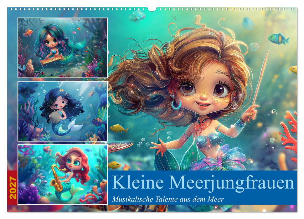 Kleine Meerjungfrauen (CALVENDO Wandkalender 2027)