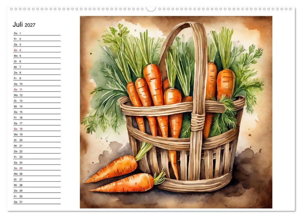 Frische Ernte (CALVENDO Premium Wandkalender 2027)