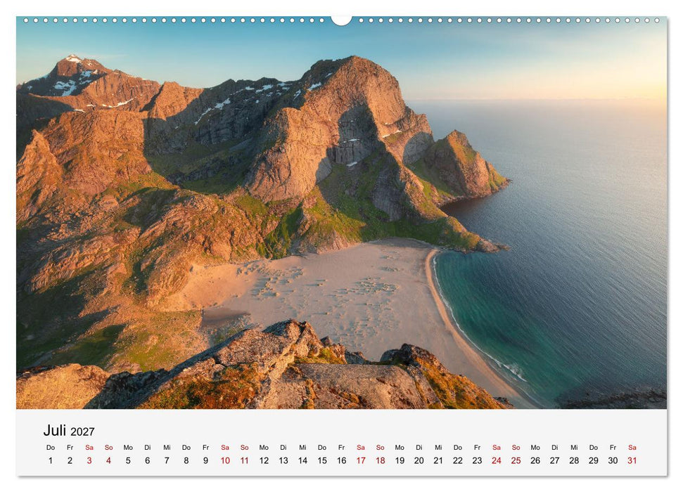 Farben der Lofoten - Jahreszeiten jenseits des Polarkreises (CALVENDO Premium Wandkalender 2027)