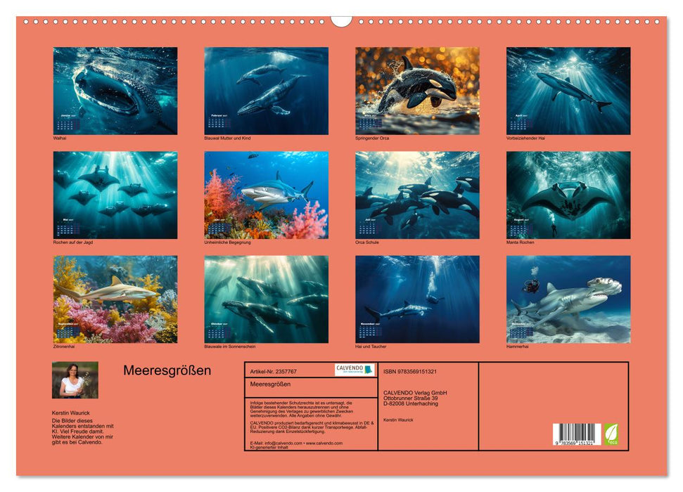 Meeresgrößen (CALVENDO Wandkalender 2027)