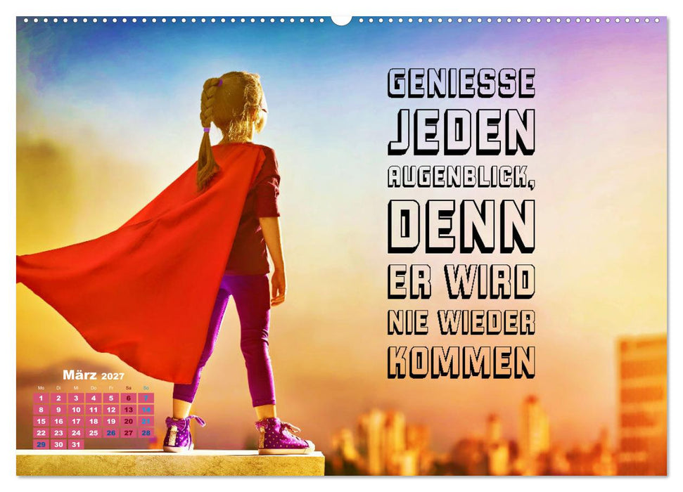 Work - Life - Balance - unterwegs mit coolen Sprüchen (CALVENDO Wandkalender 2027)