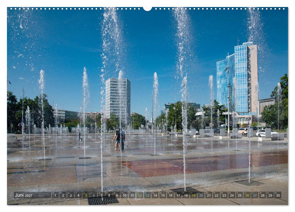 Ein Sommertag in Genf (CALVENDO Premium Wandkalender 2027)