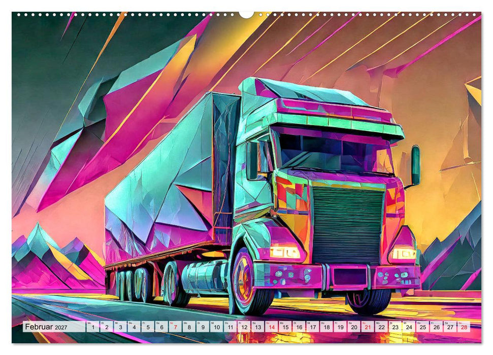 Motoren-Panorama (CALVENDO Wandkalender 2027)